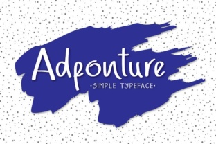 Adfonture Font: Sweet Handwritten Style for Marketing