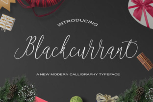Blackcurrant Font: Elegant Script for Editorial Design