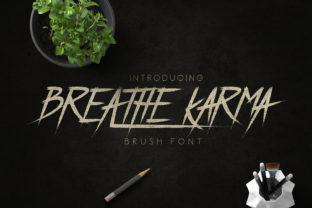 Breathe Karma Font Review for Handmade Product Design
