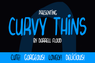 Curvy Thins: A Charming Hand-Drawn Font for Crafters