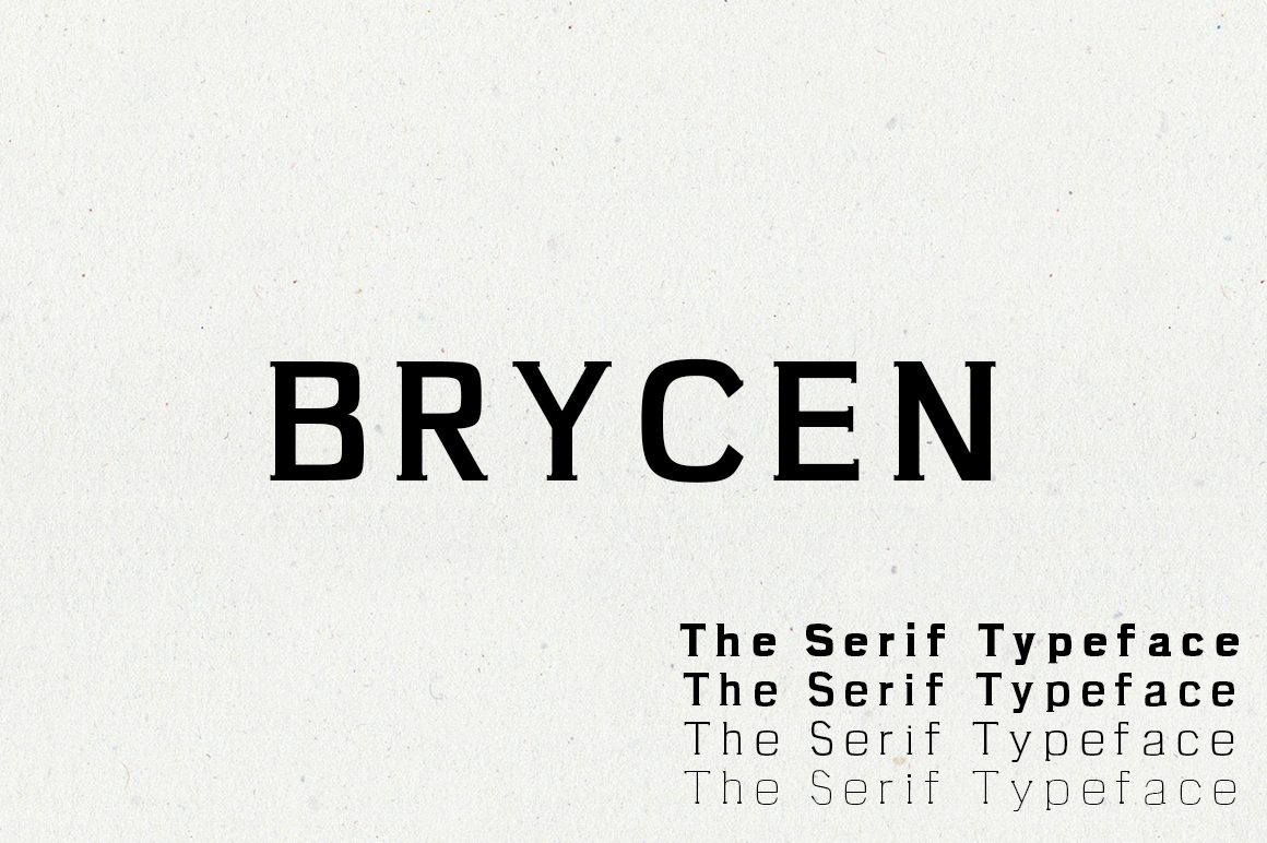 Discover Brycen: A Modern Serif Font for Elegant Branding