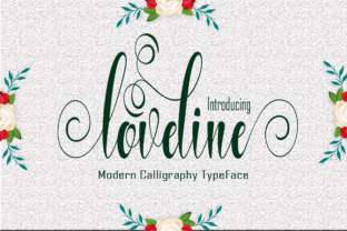 Discover Loveline: A Modern Calligraphy Font for Editorial Design