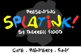 Discover the Playful Charm of Splatink Font