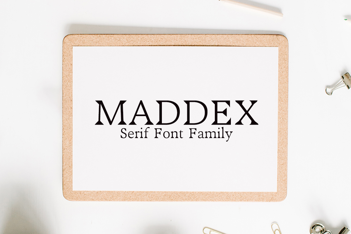 Discovering Maddex: A Versatile Serif Font for Creative Projects