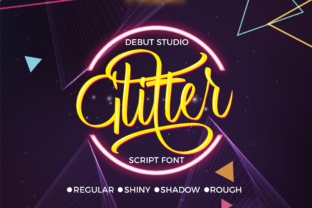 Glitter Script: A Handwritten Font for Elegant Branding