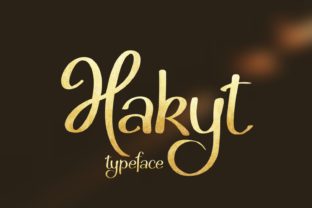 Hakyt: A Bold and Flowing Script Font for Eye-Catching Designs
