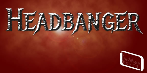 Headbanger Font Review: Heavy Metal Typography for Bold Branding