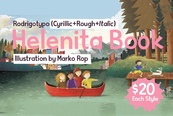 Helenita Book Font for Small Business Branding