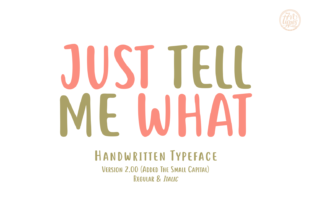 Just Tell Me What Font for Relaxed Marketing Visuals