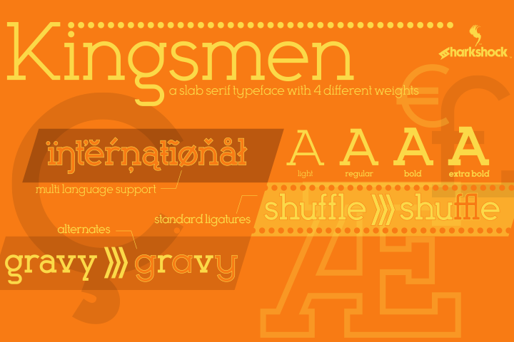Kingsmen Font: A Geometric Slab Serif for Digital Branding