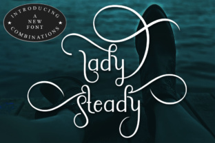 Lady Steady Font for Handmade Labels and Elegant Designs