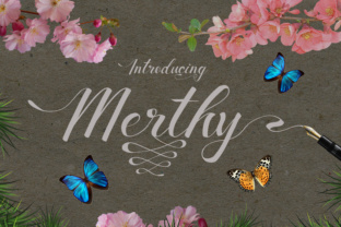 Merthy Font: Elevating Campaign Visuals with Script