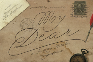 My Dear: A Classic and Elegant Calligraphy Font