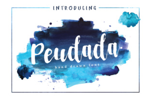 Peudada: A Handbrushed Font for Trendy and Classic Designs