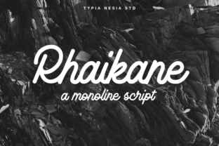 Rhaikane Font Review: Vintage Monoline for Makers
