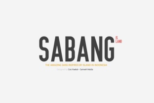 Sabang Island Font Review for Handmade Labels