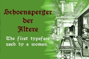 Schoensperger Der Altere Font for Authentic Brand Identity