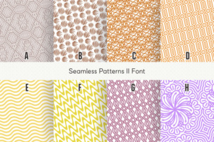 Seamless Patterns II Font for Editorial Design