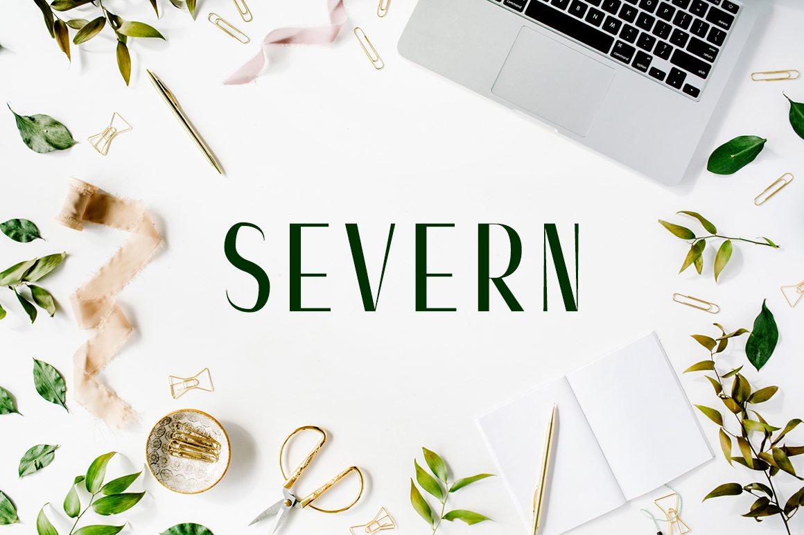 Severn Font: Bold Sans Serif for Crafters and Sellers