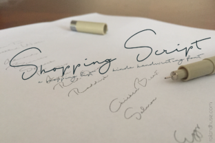 Shopping Script Font for Authentic Marketing Visuals