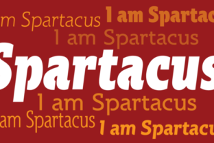 Spartacus Family Font for Bold Campaign Visuals