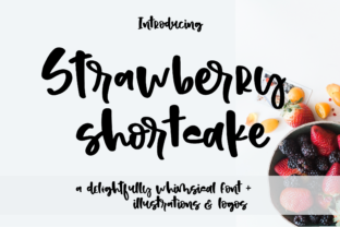 Strawberry Shortcake: A Playful Script Font for Editorial Design