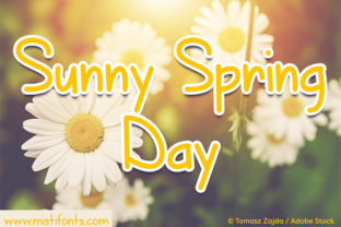 Sunny Spring Day Font Review for Makers