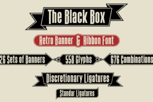 The Black Box Font: Retro Branding for Small Business