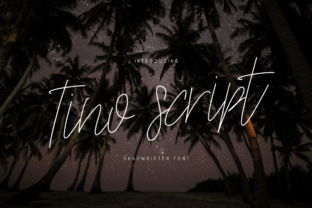 Tino Script Font for Elegant Handmade Product Design