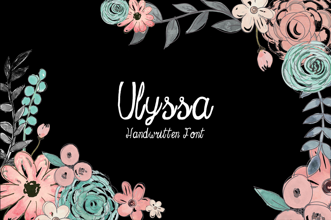 Ulyssa: A Stylish Contemporary Handwritten Font for Editors